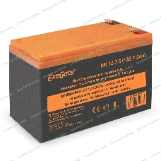 Батарея для ИБП ExeGate EX285638RUS HR 12-7.5 (12V 7.5Ah 1228W, клеммы F2)