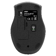 Мышь беспроводная Acer OMR031 черный/синий, 1600 dpi, радиоканал, USB, кнопки - 4