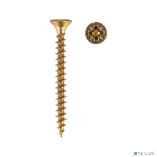 Саморез универсальный Kranz 3.5х35, желтый цинк, пакет (50 шт./уп.)