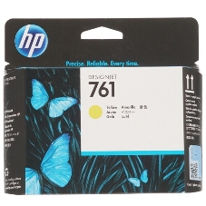 Картридж струйный HP 761 CH645A желтый печатающая головка для HP DJ T7100