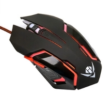 Мышь проводная Nakatomi MOG-20U черный, 2400 dpi, USB, кнопки - 6