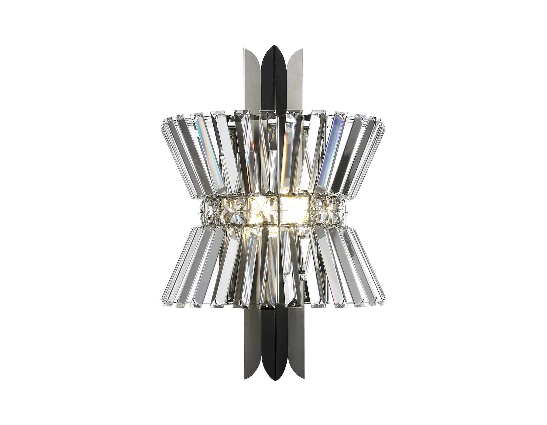 Настенный светильник Ambrella light LH41032/2 BK/CL черный/прозрачный E14*2 max 40W 310*180*460