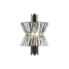 Настенный светильник Ambrella light LH41032/2 BK/CL черный/прозрачный E14*2 max 40W 310*180*460
