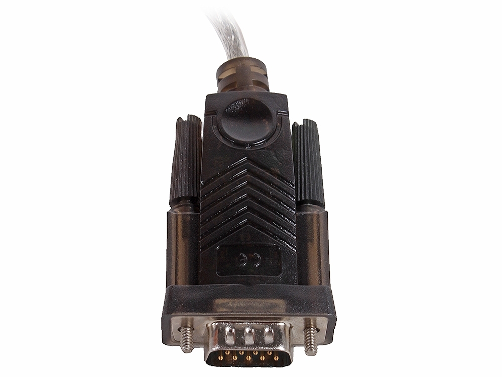 Кабель-адаптер USB AM <-> COM DB9M(RS232) Orient USS-101N18, chipset Prolific PL2303TA, поддержка Win 8/8.1, 1.8м, крепление винты