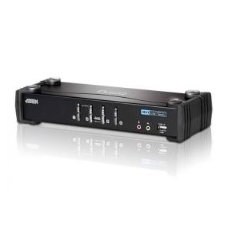 Переключатель ATEN KVM Switch CS1764A-AT-G 4-х портовый USB 2.0 DVI KVMP-переключатель (KVM Switch)