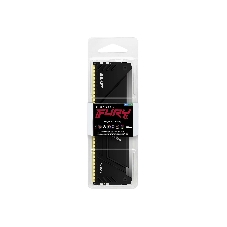Оперативная память Kingston Fury Beast, DDR4, 16GB (1x16GB), 3200MHz, CL16, DIMM, с радиатором, RGB, черный