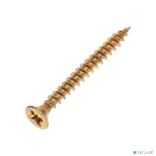 Саморез универсальный Kranz 3.5х35, желтый цинк, пакет (50 шт./уп.)