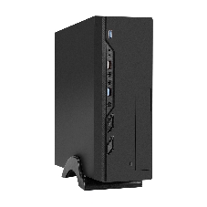 Компьютерный корпус Desktop ExeGate MI-208U2-M350 (mini-ITX/mATX, БП M350 с вент. 8см, 1хUSB+2хUSB 3.0, аудио, черный)