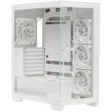Компьютерный корпус Deepcool CG580 4F V2 WH без БП, боковое окно (панорама), 4x120мм ARGb PWM вентилятора, белый, ATX (R-CG580-WHADA4-G-2)