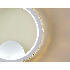 Настенный светодиодный светильник с выключателем Ambrella light FA211 WH белый LED 3000K+6400K 15W 230*250*45