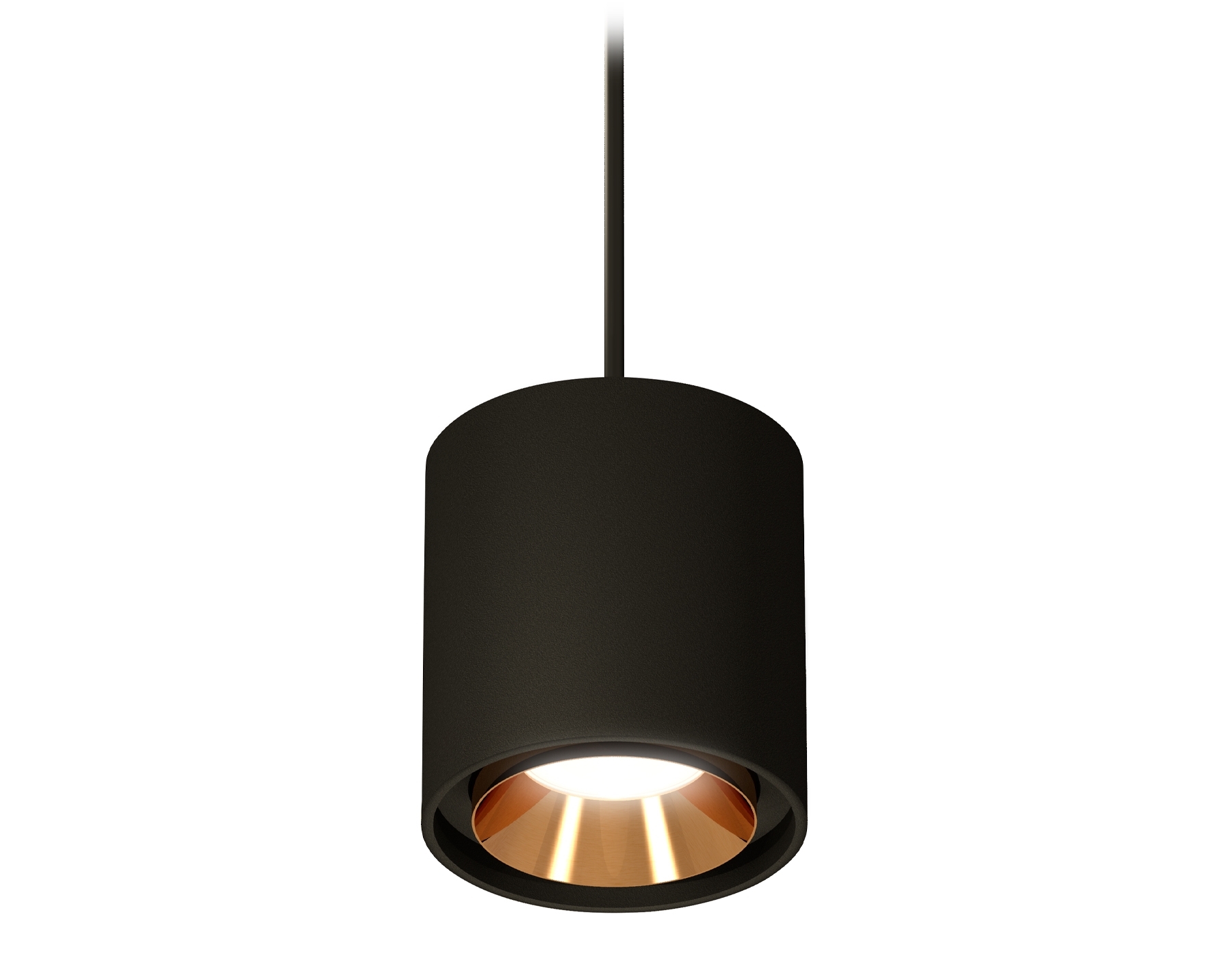 Светильник Ambrella Light XP7723001 SBK/PYG черный песок/золото желтое полированное MR16 GU5.3 (A2311, C7723, N7034)