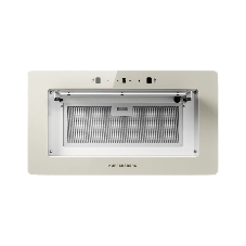 Встраиваемая вытяжка Kuppersberg INSHINE 60 CG, High-Tech, 52 см, сенсорное управление/управление жестами, 3 скорости, 265 м3/ч, обратный клапан, LED освещение, угольный фильтр KFY-I (опция), уровень шума 65 дБ, цвет бежевый