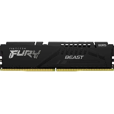 Оперативная память Kingston Fury Beast, DDR5, 32GB (1x32GB), 6000 MHz, CL36, с радиатором, черный