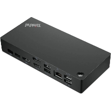 USB-концентратор Lenovo ThinkPad 40AY0090EU, USB Type-C, USB/USB Type-C/RJ-45/HDMI/DisplayPort/mini-jack 3.5мм, USB