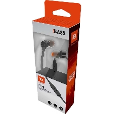 Проводные наушники JBL Tune 110 черный, внутриканальные, Jack 3.5 мм