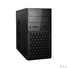 Компьютерный корпус ExeGate EX284030RUS Minitower BA-203U Black, mATX, (AA400, 80мм), 2хUSB+1хUSB 3.0, Audio