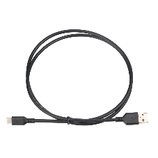 Кабель USB2.0 Cablexpert (RU) AM/Type-C CCP-USB2-AMCM-1M-RU-B, 3A, 36Вт, QC3.0, медь, двойной экран, 1м, черный, пакет