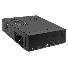 Компьютерный корпус Desktop ExeGate MI-208U2-M350 (mini-ITX/mATX, БП M350 с вент. 8см, 1хUSB+2хUSB 3.0, аудио, черный)