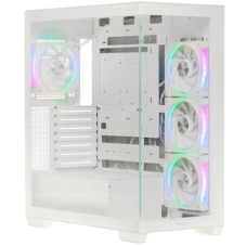 Компьютерный корпус Deepcool CG580 4F V2 WH без БП, боковое окно (панорама), 4x120мм ARGb PWM вентилятора, белый, ATX (R-CG580-WHADA4-G-2)