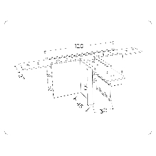 GL1035 WH белый коннектор T-образный для накладного шинопровода Magnetic 220V 105*75*52