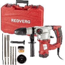 Перфоратор RedVerg RD-RH1200S, SDS-plus, 1200 Вт, 5 Дж, от сети
