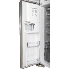 Холодильник Hitachi R-W660PUC7X GC шампань стекло двухкамерный 396/144л морозилка сверху, No Frost, Side by Side