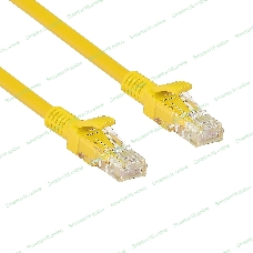 Патч-корд ExeGate UTP-RJ45-RJ45-5e-5M-YL, UTP, cat.5e, 5м, желтый
