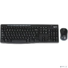 Комплект клавиатура+мышь Logitech MK270 беспроводной, USB, 1000 DPI, чёрный