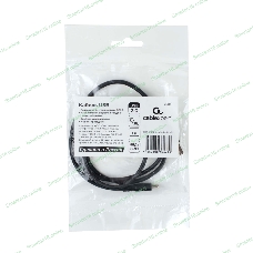 Кабель USB2.0 Cablexpert (RU) AM/Type-C CCP-USB2-AMCM-1M-RU-B, 3A, 36Вт, QC3.0, медь, двойной экран, 1м, черный, пакет