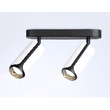 Светильник Ambrella light TN51596/2 WH/BK белый/черный GU10/2 260*60*195