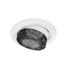 Комплект встраиваемого поворотного светильника Ambrella light XC7651061 SWH/BK белый песок/тонированный MR16 GU5.3 (C7651, N7192)
