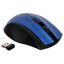 Мышь беспроводная Acer OMR031 черный/синий, 1600 dpi, радиоканал, USB, кнопки - 4