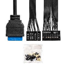 Компьютерный корпус Minitower ExeGate BAA-303U-AA500 (mATX, БП AA500 с вент. 8см, 2хUSB+1хUSB 3.0, HD Audio, черный)