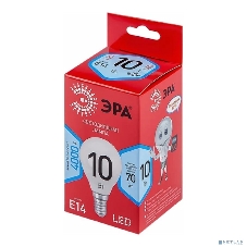 Лампа cветодиодная ЭРА RED LINE LED P45-10W-840-E14 R E14 10Вт шар нейтральная белая