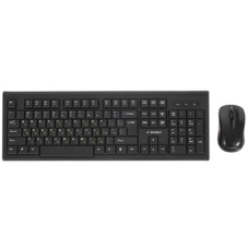 Комплект клавиатура+мышь Gembird KBS-8002 беспроводной, USB, 1000 DPI, чёрный