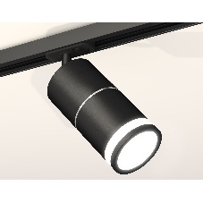 Светильник Ambrella light XT7402012 SBK/PSL/FR черный песок/серебро полированное/белый матовый MR16 GU5.3