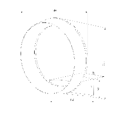 1710 TECHNO LED / Светильник садово-парковый со светодиодами Ring чёрный