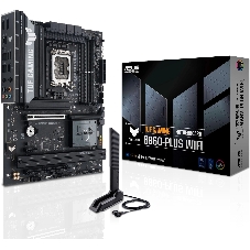 Материнская плата ASUS TUF GAMING B860-PLUS WIFI, LGA1851, Intel B860, 4xDDR5, 4xSATA, 3xM.2, 1xPCIe 5.0 x16, DisplayPort, HDMI, USB Type-C, 1x2.5Gb LAN, 5x3.5 мм, 7.1, ATX