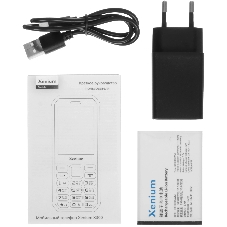 Мобильный телефон Xenium X300 черный/оранжевый