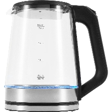 Чайник электрический Vitek VT-WK1081 2л. 1900Вт черный/серебристый корпус: стекло
