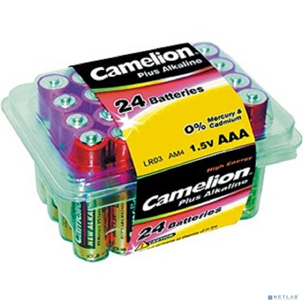 Батарейка Camelion LR03 Plus Alkaline PB-24 1.5В