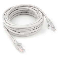 Патч-корд LSZH UTP Cablexpert PP31-5M cat.5e, 5м, литой, многожильный, серый