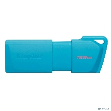 Флешка USB Kingston USB 128 Gb USB 3.2 DT Exodia M DTXM - NEON (AQUA BLUE)