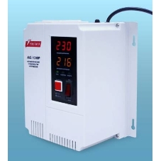 Стабилизатор напряжения Powerman AVS 1000P White (1000ВА,8А,КПД 98%, циф. индикация вх./вых. напряж.)