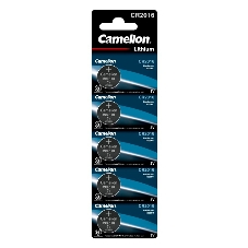 Элемент питания литиевый Camelion CR CR2016 BL-5 (блист.5шт)