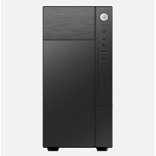 Компьютерный корпус с блоком питания 450Вт./Case Forza mATX case, black, w/PSU 450W 12cm, w/2xUSB 2.0, w/pwr cord, w/o FAN