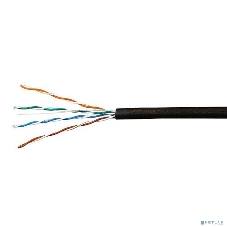 Кабель SkyNet Light UTP outdoor 4x2x0,46, медный, FLUKE TEST, кат.5e, однож., 100 м, box, черный