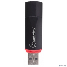 Флешка USB Smartbuy Crown black (SB4GBCRW-K), 4Gb, USB 2.0, R/W 25/15, черный/красный