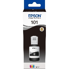 Картридж струйный Epson L101 C13T03V14A черный (127мл) для Epson L4150/L4160/L6160/L6170/L6190