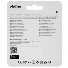 Флешка USB Netac U351 (NT03U351N-032G-32BK), 32Gb, USB 3.0, R/W 110/45, черный